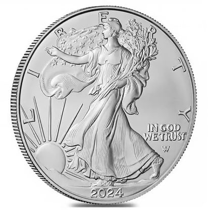 2024 1 oz Silver American Eagle $1 Coin BU
